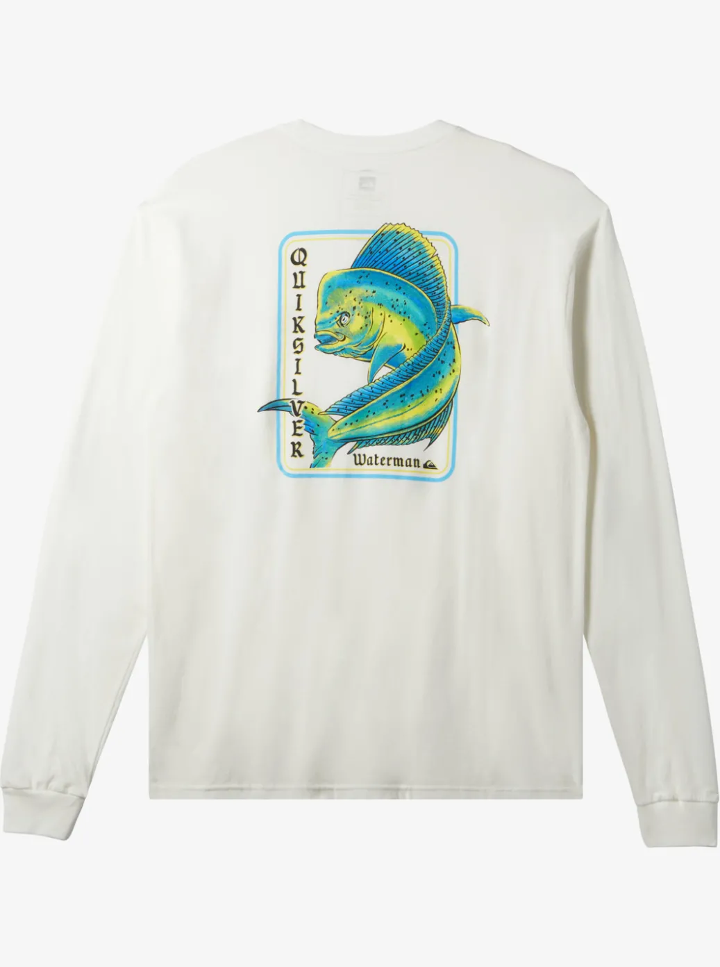 Best Quiksilver Waterman Dorado Magic Long Sleeve T-Shirt Snow White