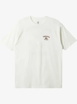 Cheap Quiksilver Waterman Fish On T-Shirt Snow White