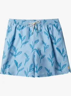 New Quiksilver Waterman Ginger Stalks Volleys Dusk Blue Vly Ginger Stalks