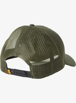 Best Quiksilver Waterman Hook Minded Trucker Hat Dusty Olive