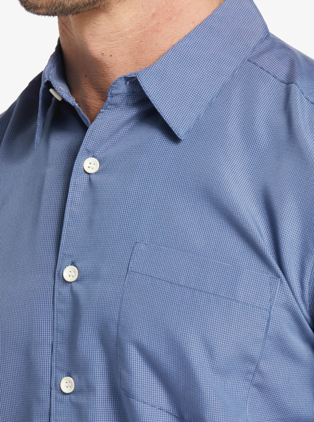 New Quiksilver Waterman Kings Cliff Short Sleeve Shirt Ensign Blue Kings Cliff
