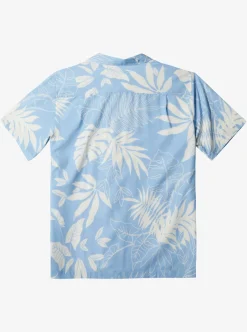 Best Sale Quiksilver Waterman Last Island Short Sleeve Shirt Dusk Blue Last Island