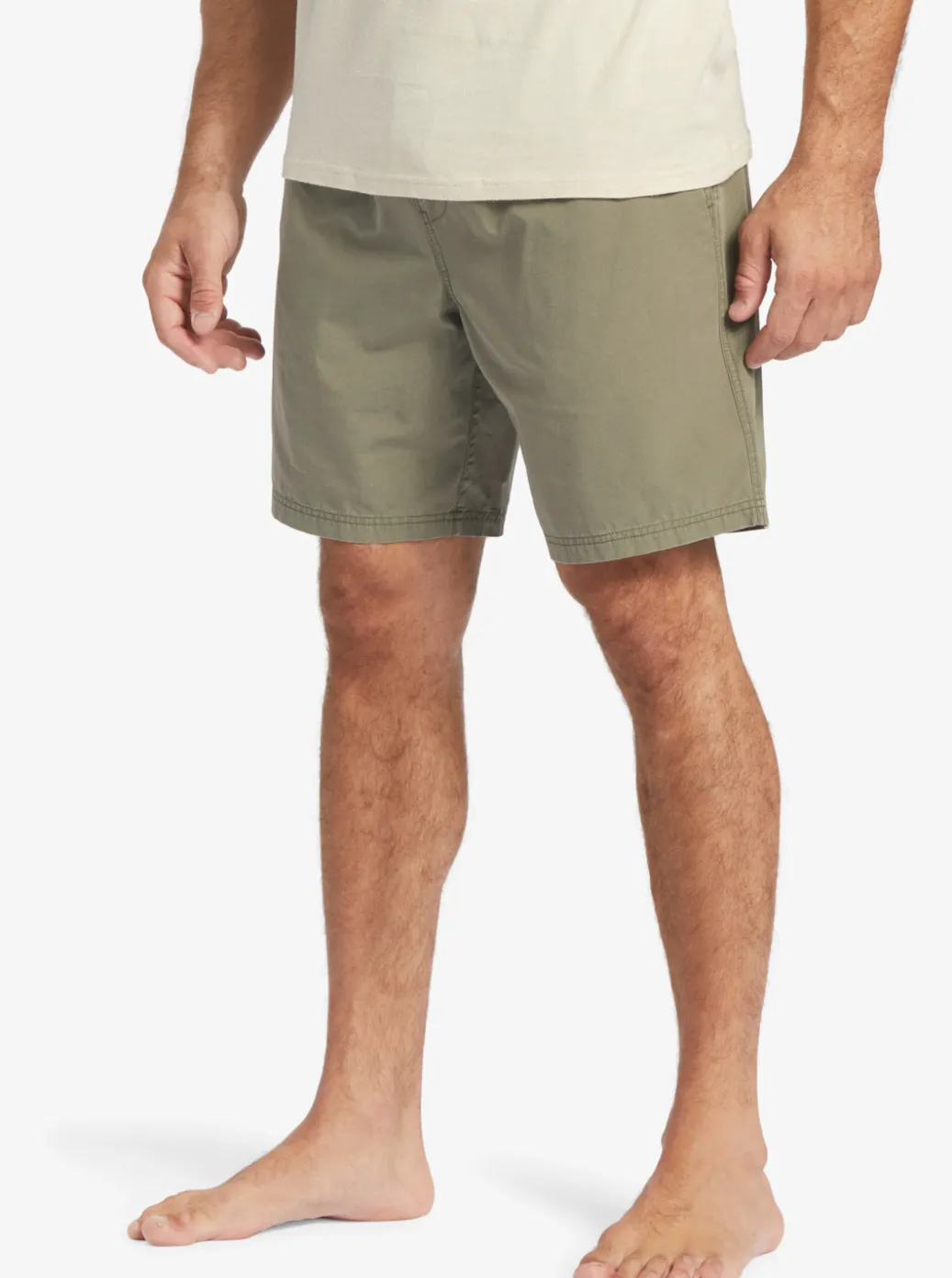 Flash Sale Quiksilver Waterman Last Light Elastic Waist 19" Shorts Dusty Olive