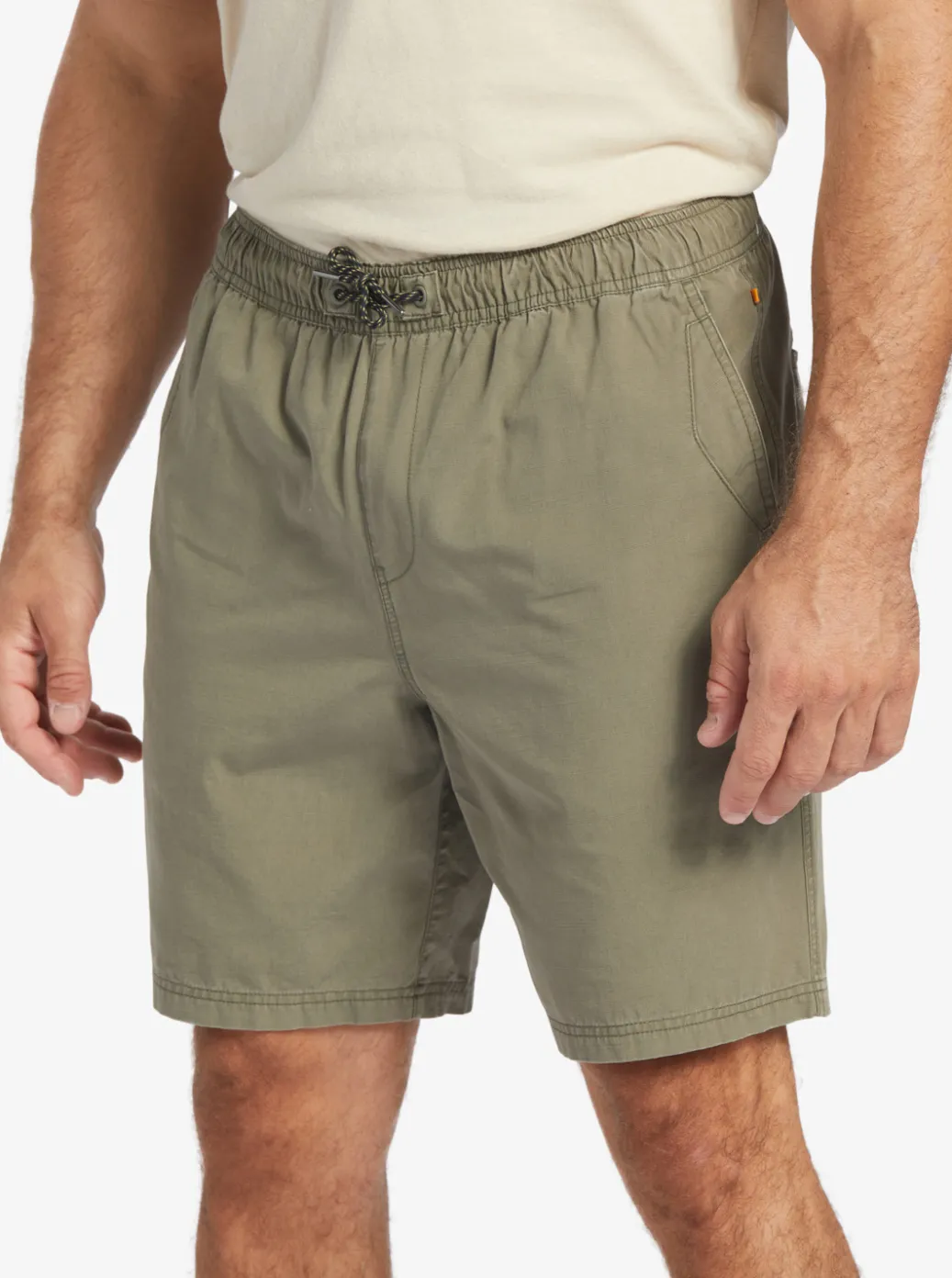 Flash Sale Quiksilver Waterman Last Light Elastic Waist 19" Shorts Dusty Olive
