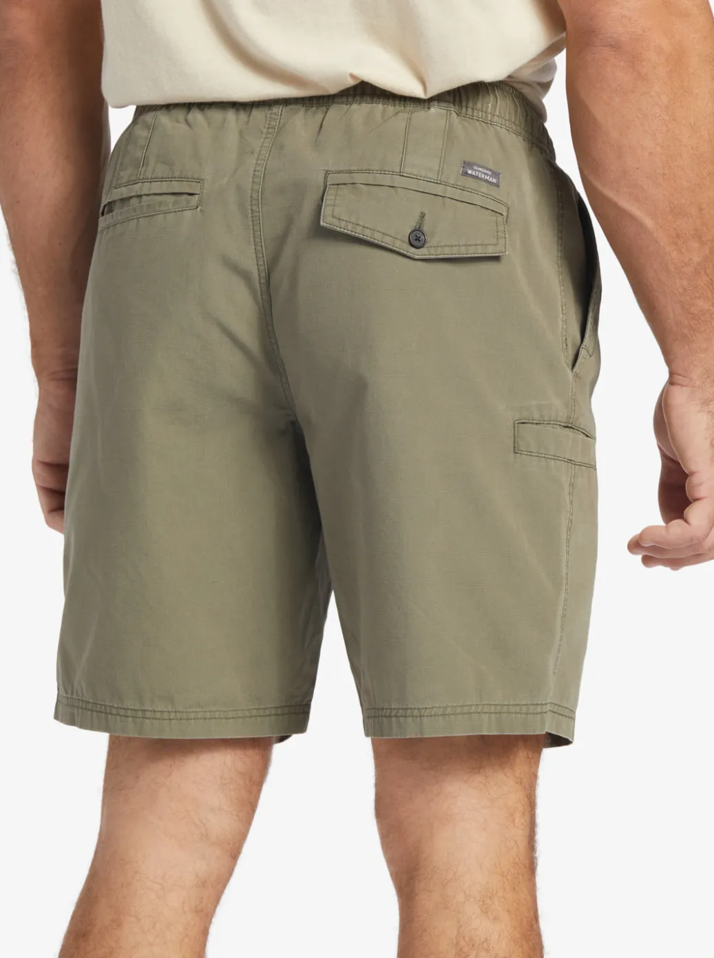 Flash Sale Quiksilver Waterman Last Light Elastic Waist 19" Shorts Dusty Olive
