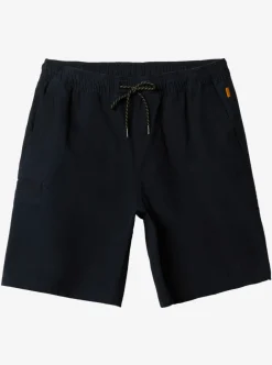 Online Quiksilver Waterman Last Light Elastic Waist 19" Shorts Black