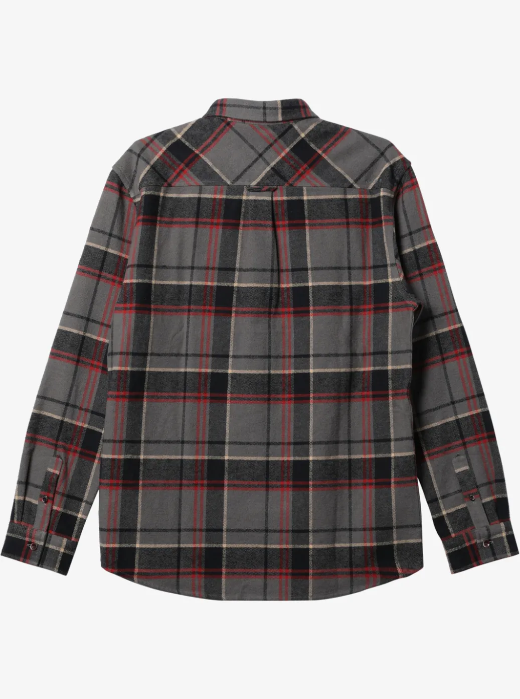Store Quiksilver Waterman Lower Ridge Flannel Long Sleeve Top Granite Grey Lower Ridge