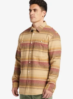 Cheap Quiksilver Waterman Lowest Tide Flannel Long Sleeve Top Inscense Lowest Tide