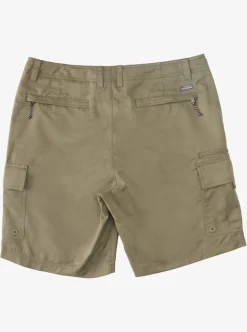 Best Sale Quiksilver Waterman Maldive Atoll Cargo 20" Shorts Dusty Olive