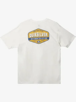 Cheap Quiksilver Waterman Morning Session T-Shirt Snow White