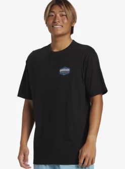 Discount Quiksilver Waterman Morning Session T-Shirt Black