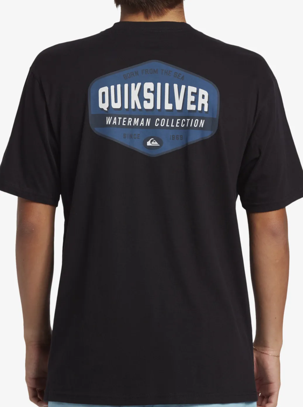 Discount Quiksilver Waterman Morning Session T-Shirt Black