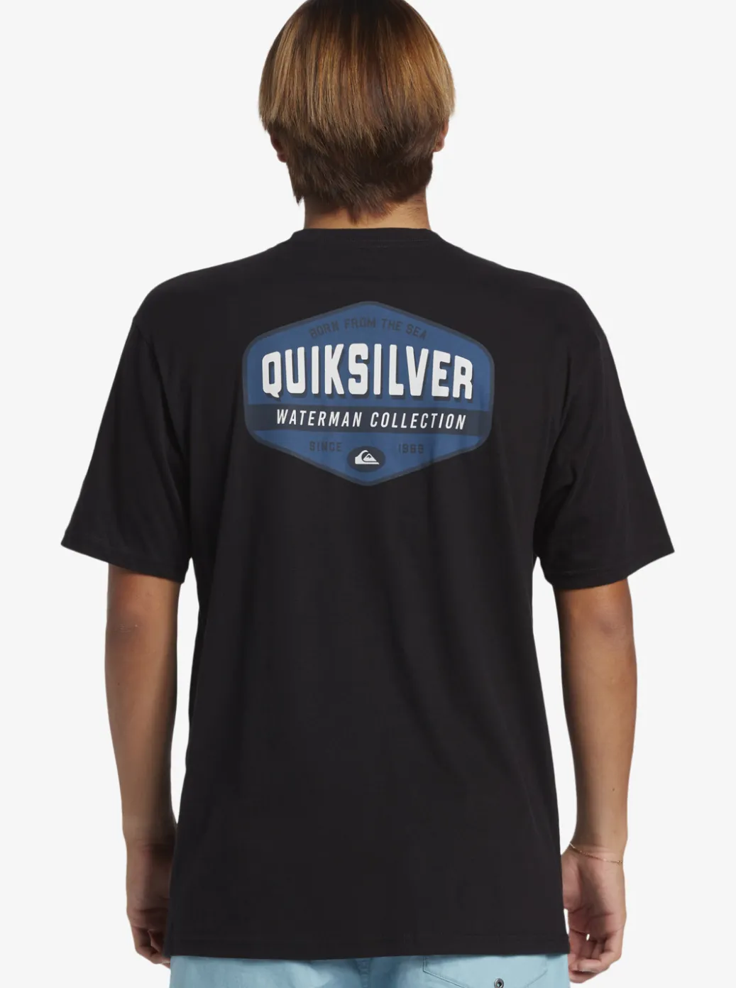 Discount Quiksilver Waterman Morning Session T-Shirt Black