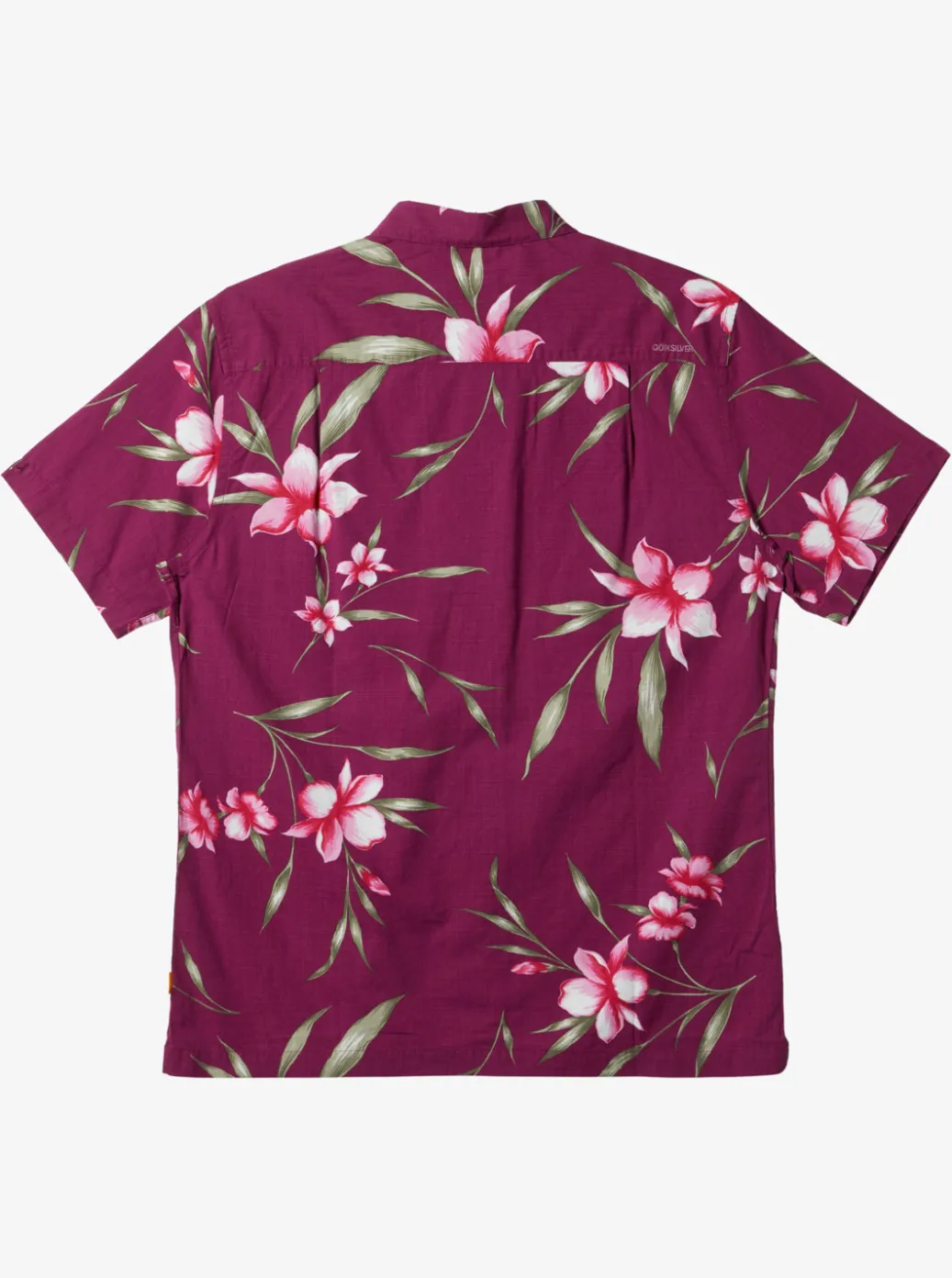 Outlet Quiksilver Waterman Night Bloomer Woven Shirt Magenta Night Bloomer