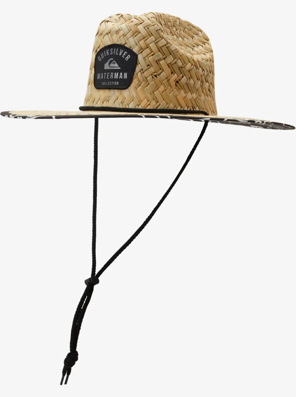 Cheap Quiksilver Waterman Outsider Straw Lifeguard Hat Black/ Jet Black