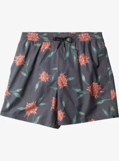 Sale Quiksilver Waterman Perfect Bloom Volley Volleys Black Perfect Bloom Vly
