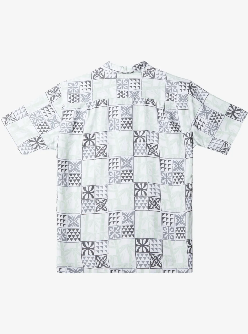 Best Sale Quiksilver Waterman Plaid Flight Short Sleeve Shirt White Checked Flight