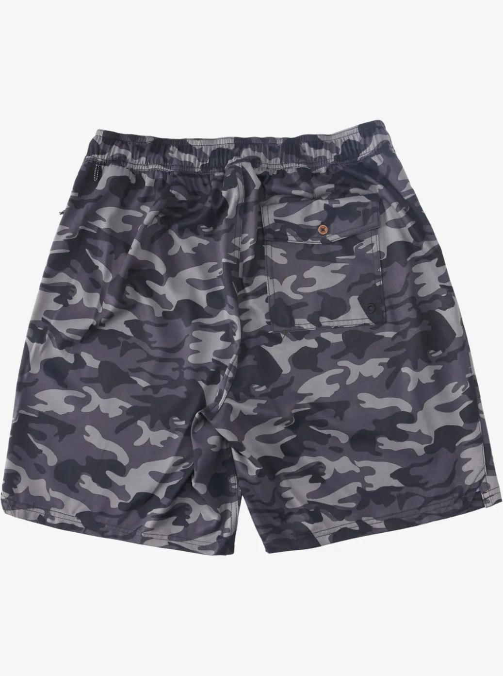 Hot Quiksilver Waterman Scout Zipper Print 19" Amphibian Boardshorts Black Camo Scout