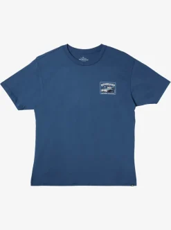Discount Quiksilver Waterman Sea Search Qt-Shirt Ensign Blue