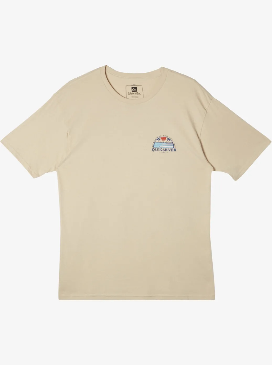 Online Quiksilver Waterman Set View T-Shirt Brown Rice