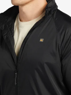 Best Quiksilver Waterman Shell Shock Water-Resistant Lightweight Mini Ripstop Windbreaker Black