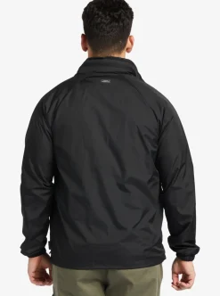 Best Quiksilver Waterman Shell Shock Water-Resistant Lightweight Mini Ripstop Windbreaker Black