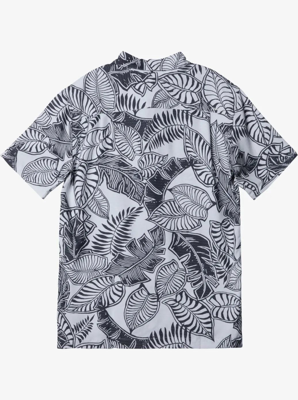 Shop Quiksilver Waterman Siesta Short Sleeve Shirt Black / Wht