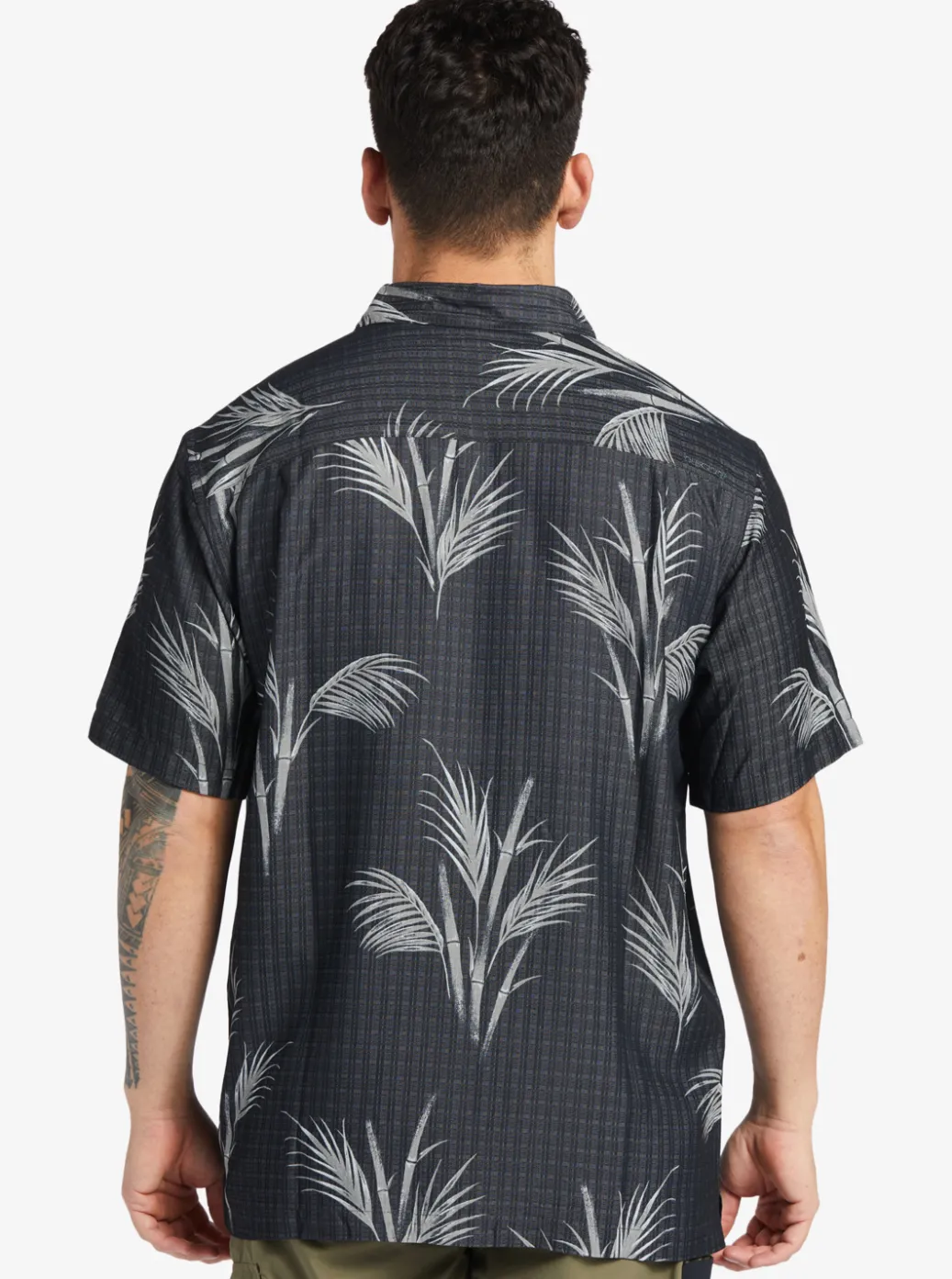 Sale Quiksilver Waterman Skipped Out Woven Shirt Black Skipped Out