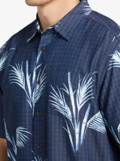 Cheap Quiksilver Waterman Skipped Out Woven Shirt Estate Blue Skippe Out