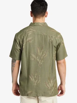 Cheap Quiksilver Waterman Skipped Out Woven Shirt Dusty Olive Skipped Out