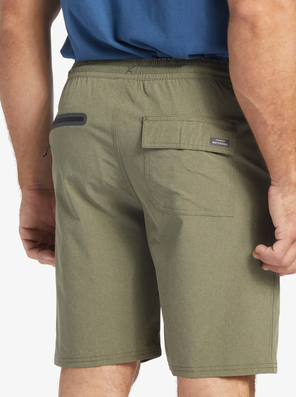 Sale Quiksilver Waterman Suva 20" Amphibian Boardshorts Dusty Olive