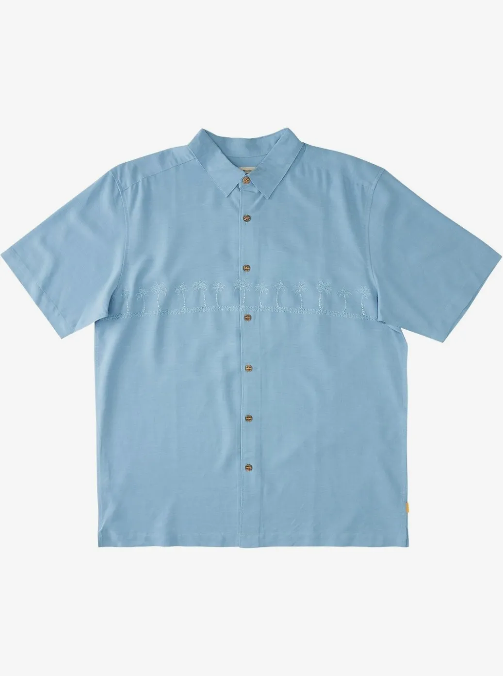 Outlet Quiksilver Waterman Tahiti Palms Premium Anti-Wrinkle Shirt Dusk Blue