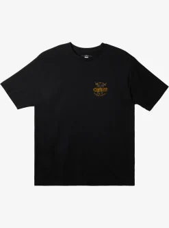 Outlet Quiksilver Waterman Tails Up T-Shirt Black