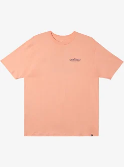 New Quiksilver Waterman Trophy Catch Qt-Shirt Peach Pink