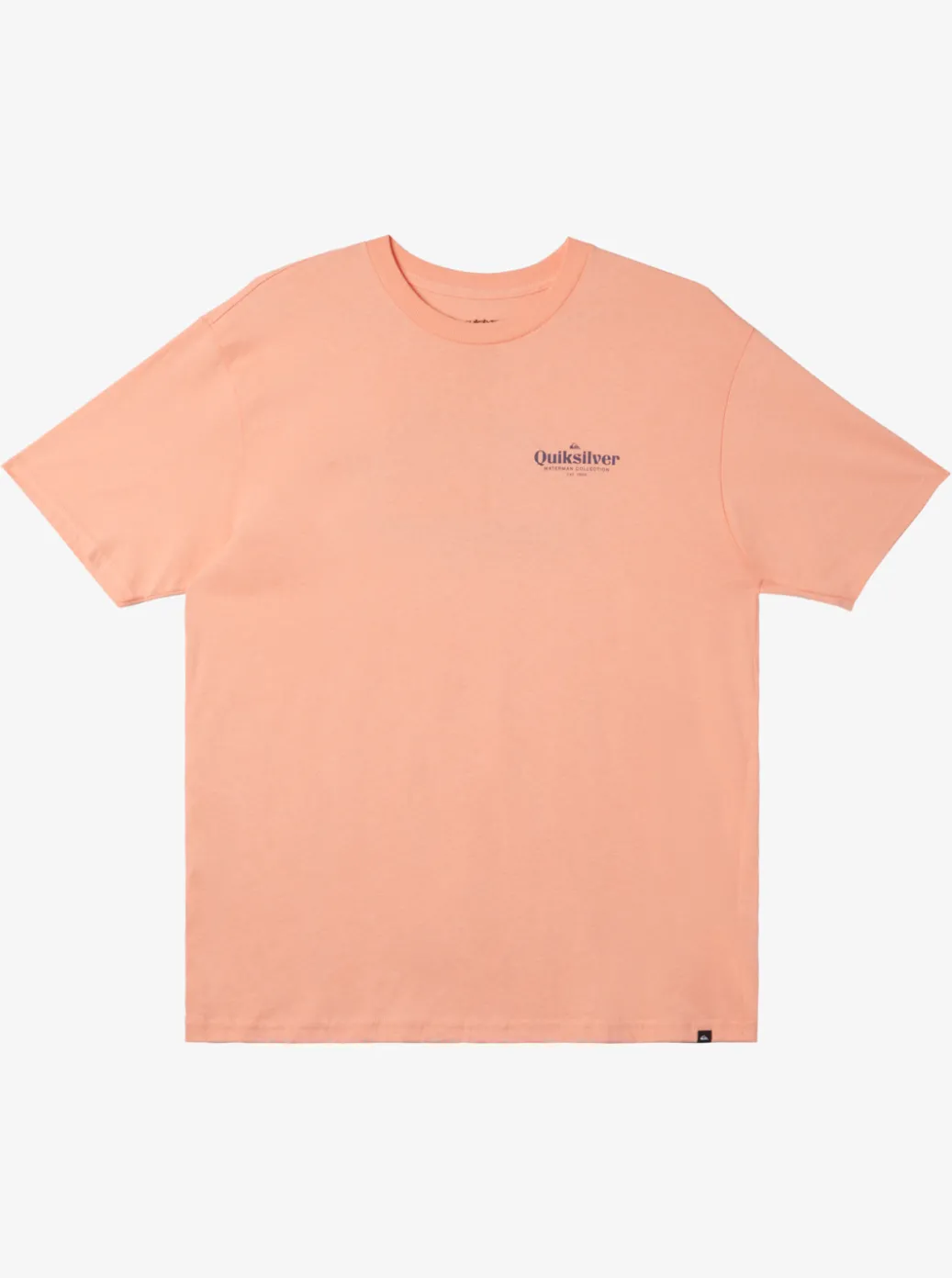 New Quiksilver Waterman Trophy Catch Qt-Shirt Peach Pink