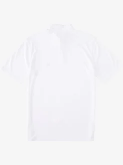 Best Quiksilver Waterman Waterpolo Short Sleeve Polo Shirt White