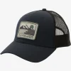 Online Quiksilver Weekend Rights Trucker Hat Black
