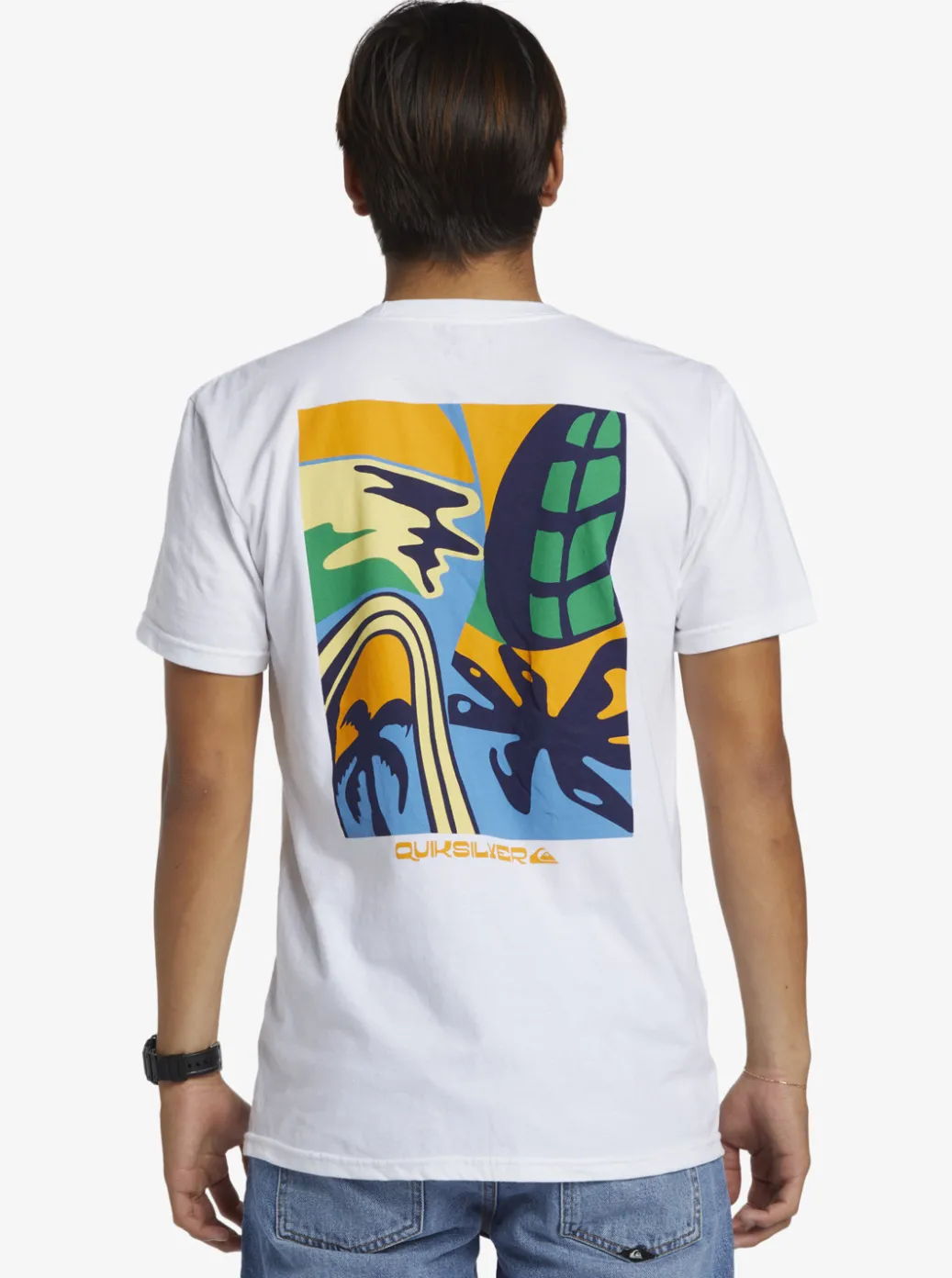 Best Sale Quiksilver Weird Trip T-Shirt White