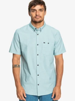 Best Quiksilver Winfall Short Sleeve Shirt Moroccan Blue