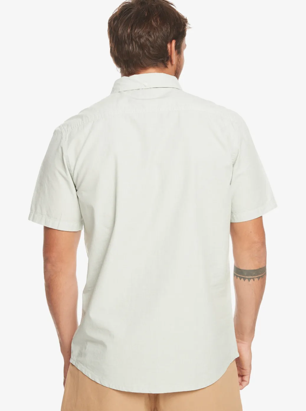 Fashion Quiksilver Winfall Short Sleeve Shirt Iceberg Green