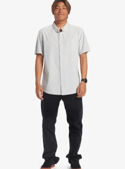 Clearance Quiksilver Winfall Short Sleeve Shirt Sleet