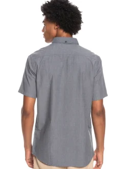 Fashion Quiksilver Winfall Short Sleeve Shirt Black