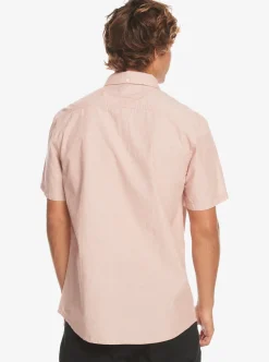 Cheap Quiksilver Winfall Short Sleeve Shirt Baked Clay